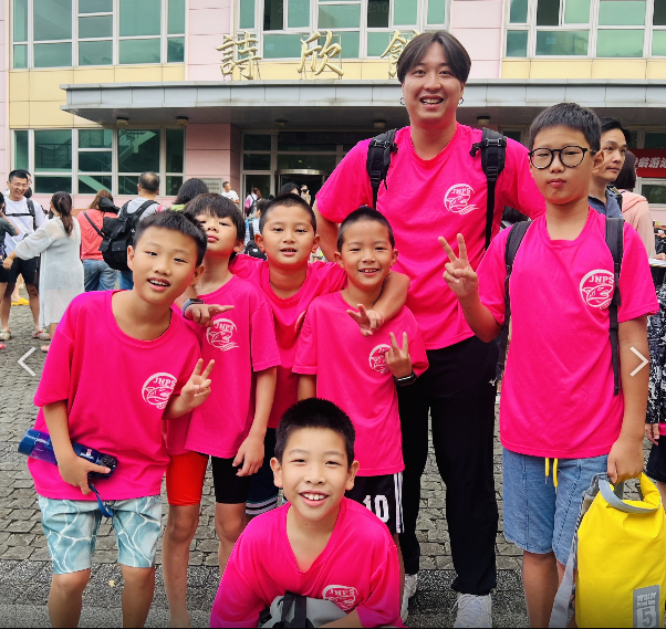 教練與學生合照