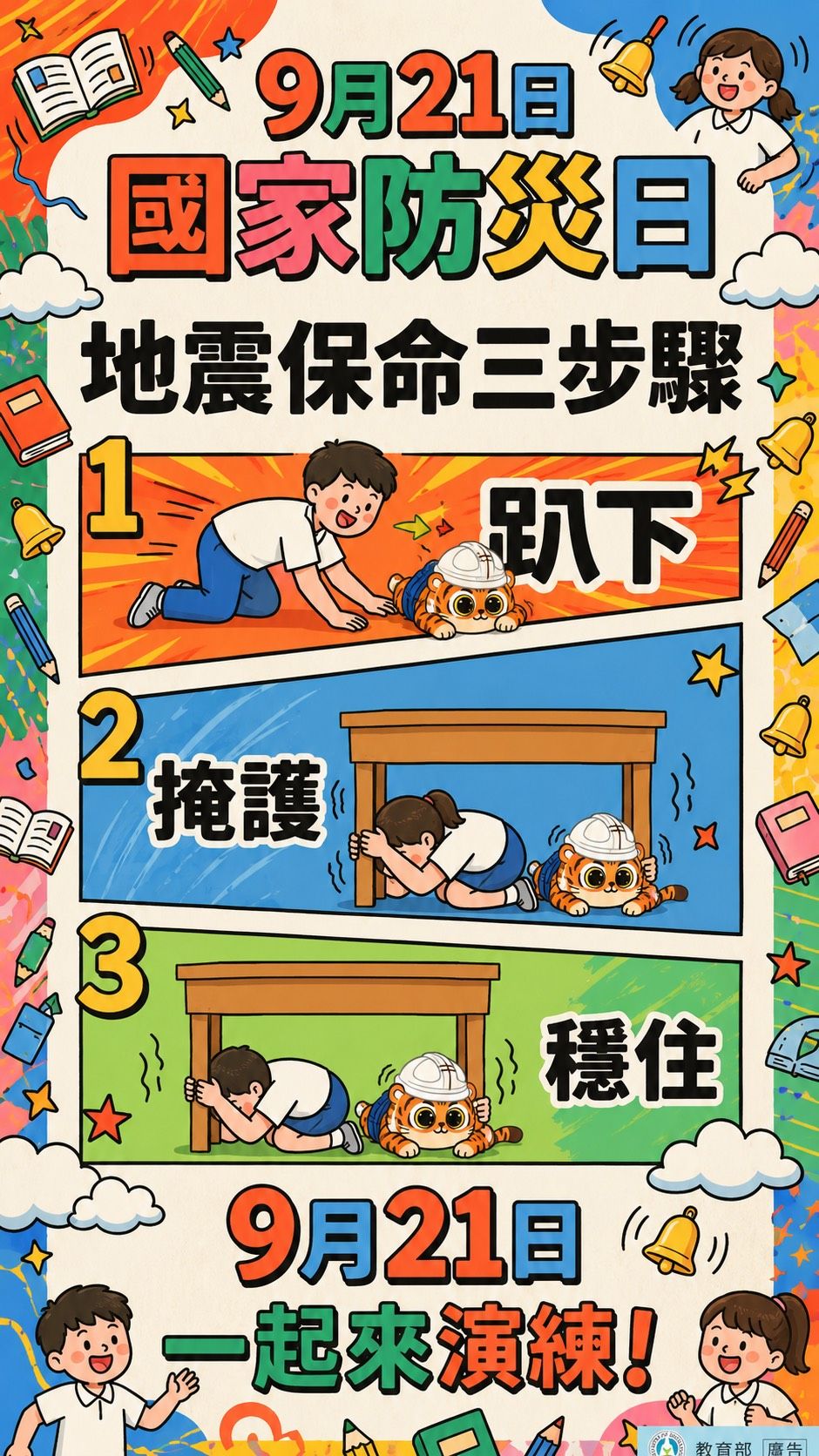 國家防災日海報